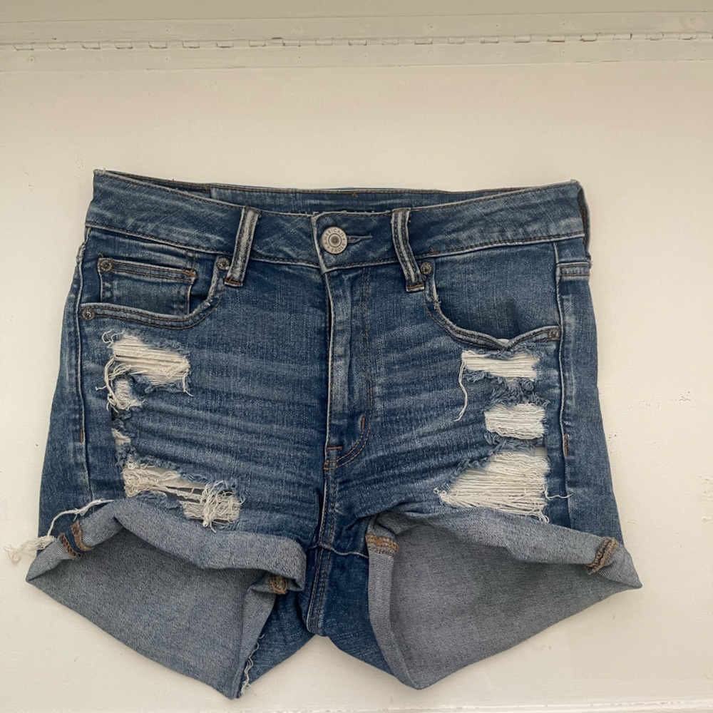 american eagle jean shorts!